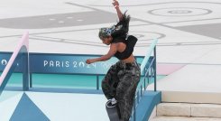 Jazmín Álvarez, deportista de skateboarding.