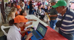 Durante la jornada se brindó servicio de actualización de Sisbén. 