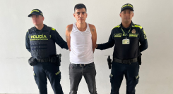 El capturado fue detenido por tráfico de estupefacientes.