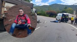 Leonardo Ortega se dirigía a Pamplona, cuando se accidentó.