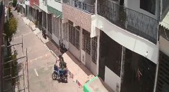 En videos quedó el robo
