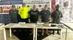 Alias el Ñoño y Soldado fueron capturados en flagrancia por las autoridades.