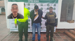 Orlando Gamboa fue capturado por el delito de acceso carnal violento contra una menor de edad.