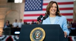 Kamala Harris consigue los votos para ser candidata 