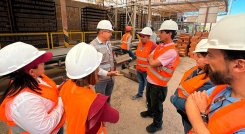 Los industriales de la arcilla de Norte de Santander conocieron cómo se ha involucrado la tecnología en los procesos de producción de ladrilleras./ Foto Cortesía