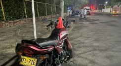 En Cúcuta, un joven chocó contra un andén y falleció