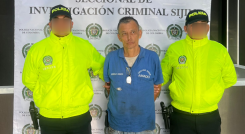 Gonzalo Amado Rey fue capturado por el delito de porte ilegal de armas.