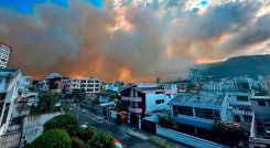Incendio en Quito, Ecuador 