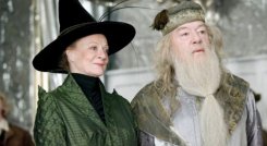 Michael Gambon, el inolvidable Dumbledore, y Maggie Smith, la firme McGonagall