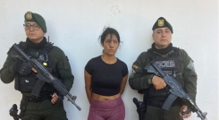 Gleimarys Margarita Sánchez, fue capturada por las autoridades en La Parada.