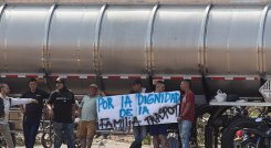 Paro camionero en Norte de Santander. / Foto: La Opinión
