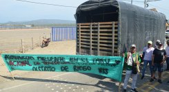 Paro camionero en Norte de Santander. / Foto: Laura Serrano