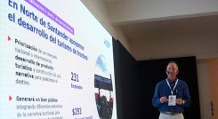 El gerente sectorial de Colombia Productiva, Pedro Rojas, habló sobre la reindustrialización en los territorios./ Foto Carlos Ramírez-La Opinión