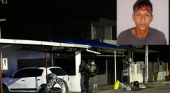 El artefacto explosivo fue arrojado en la calle 9 con avenida 8 y 9 del barrio Niña Ceci.
