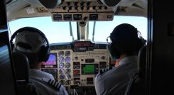 Fallecimiento de un piloto en pleno vuelo