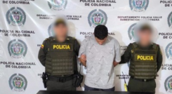 Jonathan Alexis Mora fue capturado en la vía que conecta a los municipios de Pradera y Palmira en el Valle del Cauca.