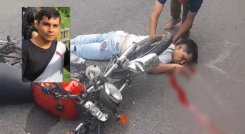 Padre e hijo sufrieron un accidente