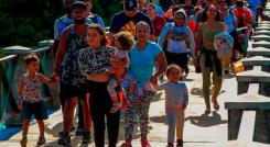 El tráfico de migrantes es un delito contra los derechos humanos. 