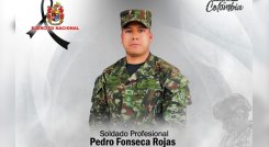 Soldado murió tras atentado en El Plateado