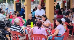 Los adultos mayores de Atalaya recibieron atención especial de la justicia restaurativa/Foto Cortesía/La Opinión