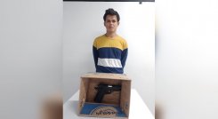 Capturado con arma de fuego 