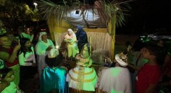 Pesebre en vivo en Cúcuta. / Foto: Cortesía / La Opinión 