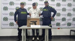 Estaría haciendo disparos al aire y la Policía lo capturó en el barrio Santa Ana de Cúcuta