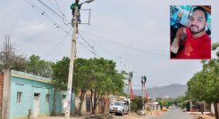 Daniel Caballero falleció tras un accidente de tránsito en el barrio 12 de Octubre, en Los Patios. 