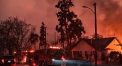 Los devastadores incendios comenzaron el pasado 9 de enero./ Foto tomada New York Times.