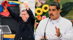 Nicolás Maduro y Edmundo Gonzalez