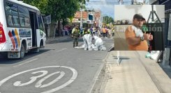 Víctima de accidente vial en Las Américas
