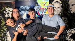 Alejandro Tristancho, Ronald Sánchez, Ricardo Díaz y Eduardo Mantilla, cofundadores de ‘El Cartel del Garbanzo’. / Foto: Cortesía.