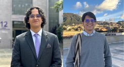 Gracias al trabajo de Marco David Camacho (izquierda) y Carlos Daniel Galindo (Derecha), se logró la prohibición del matrimonio infantil en Colombia. / Fotos: Cortesía.