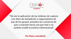 Paz Total y extradición