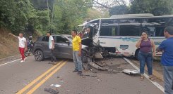 Todos los heridos fueron trasladados a los centros asistenciales de La Ye y El Zulia.