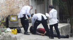 El cuerpo de José Nicasio Becerra terminó en la calle 8 entre carreras 5 y 6 del barrio Lomitas.