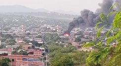 Incendio en La Victoria  Atalaya