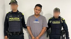 Como Jesús Eduardo López fue identificado el detenido. 