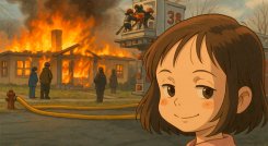 Meme al estilo Studio Ghibli. Foto tomada de X