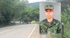 Un militar también resultó herido y fue trasladado a un centro de salud en Cúcuta. 