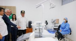 El presidente Gustavo Petro inspeccionó las obras en el hospital y el puesto de salud Once de Noviembre de Los Patios./Foto Cortesía