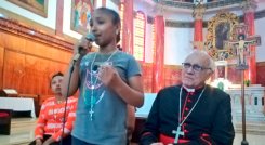 Yaxury, niña que recibió el milagro de José Gregorio 