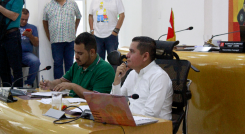 Diego Villamizar, secretario de Seguridad Ciudadana, asistió a control político en el Concejo.
