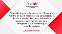 La huella del conflicto