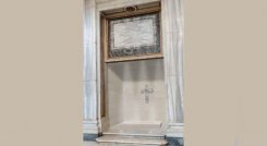 Tumba del papa Francisco. 