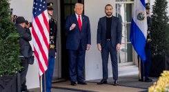 Bukele en Estados Unidos. 
