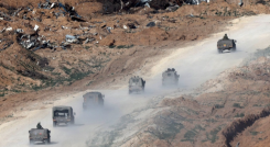 Ejército de Israel en Franja de Gaza. 