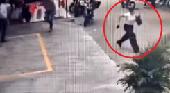 La Diabla logró escapar