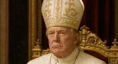 Trump publica imagen disfrazado de Papa 