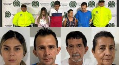 Un juez dictó medida de aseguramiento en la cárcel a Hugo Miguel Hazbún Reyes, Juan Carlos Domínguez Medina, Laura Vanesa Escamilla García y Ruth Marleny Medina Díaz. / Foto: Cortesía.